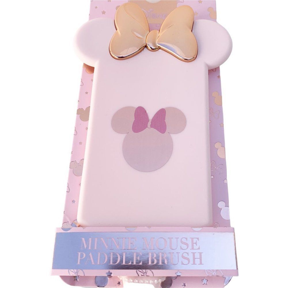 Disney Womens Multicolor Minnie Mouse Rubber Handled Paddle Hair Brush One Size - Picture 6 of 13